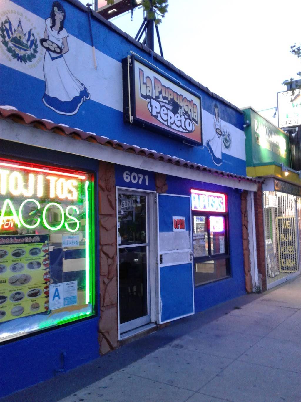 LA Pupuseria Del Pepeto | restaurant | 6071 E Olympic Blvd, Los Angeles, CA 90022, USA | 3237675754 OR +1 323-767-5754