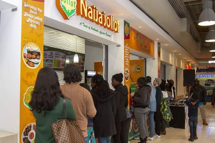 Naija Jollof Toronto | restaurant | 7215 Goreway Drive at Westwood Square Mall Inside the mall on the second floor at the Food Court Center, Mississauga, ON L4T 2T9, Canada | 9056761515 OR +1 905-676-1515
