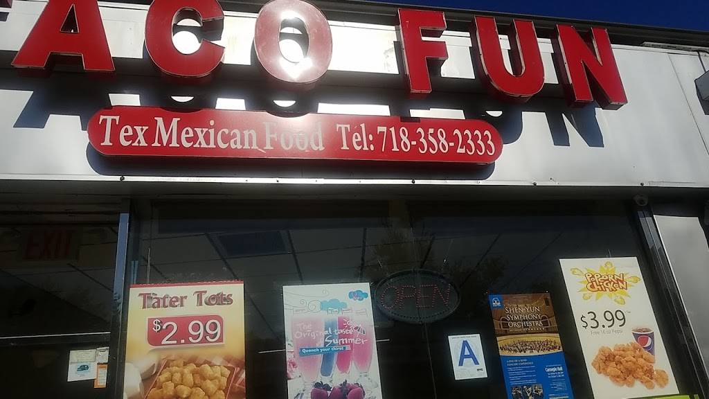 Taco Fun | restaurant | 32-67 Francis Lewis Blvd, Flushing, NY 11358, USA | 7183582333 OR +1 718-358-2333