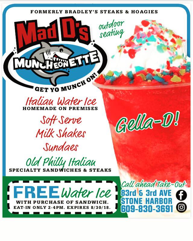Mad Ds Muncheonette | restaurant | 8307 3rd Ave, Stone Harbor, NJ 08247, USA | 6098303691 OR +1 609-830-3691