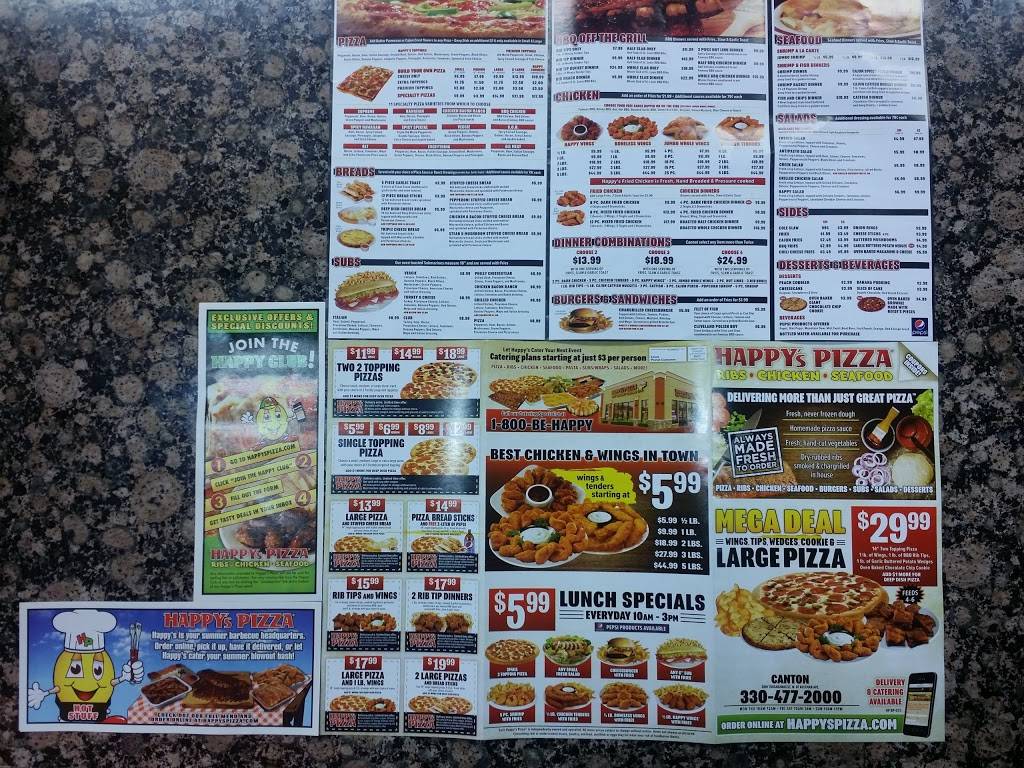 Happys Pizza | meal delivery | 3910 Tuscarawas St W, Canton, OH 44708, USA | 3304772000 OR +1 330-477-2000