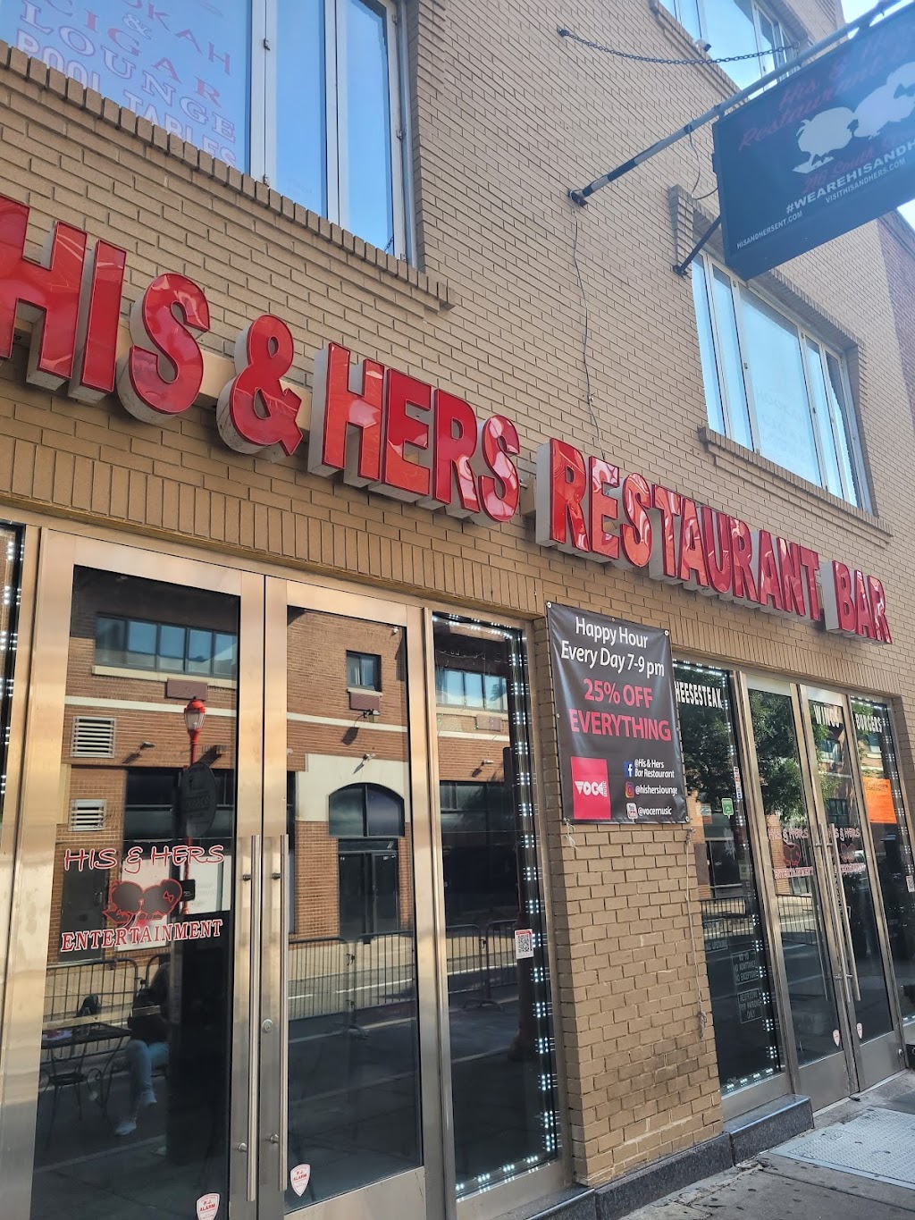 His & Hers Restaurant Bar | night club | 216 South St, Philadelphia, PA 19147, USA | 2158349389 OR +1 215-834-9389