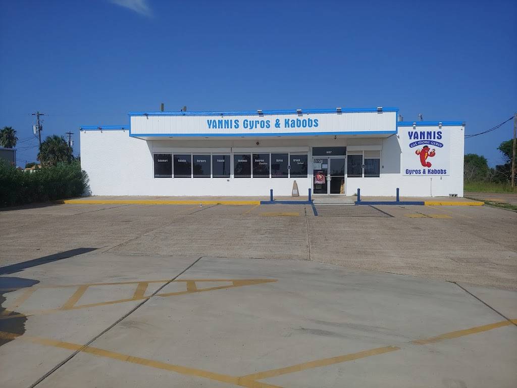 Yannis Gyros and Kebobs | restaurant | 8027 Harborside Dr, Galveston, TX 77554, USA | 4096327411 OR +1 409-632-7411