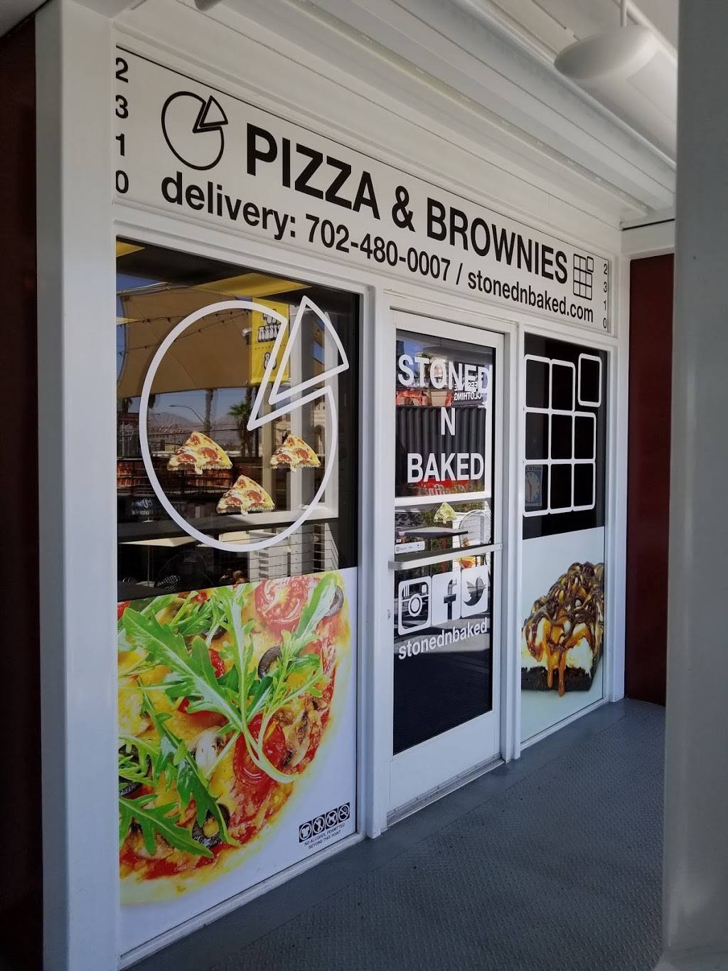 Stoned N Baked Pizza & Brownies | restaurant | 707 Fremont St #2310, Las Vegas, NV 89101, USA | 7024800007 OR +1 702-480-0007