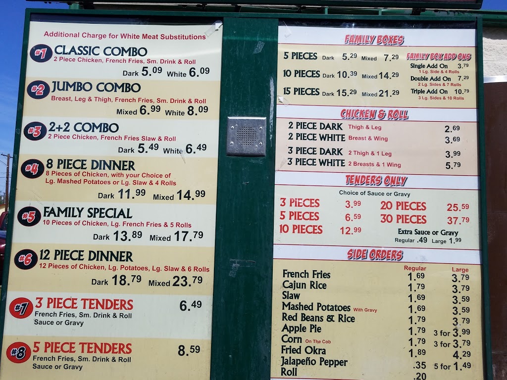 Southern Classic Chicken | restaurant | 1433 Texas St, Natchitoches, LA 71457, USA | 3183527700 OR +1 318-352-7700