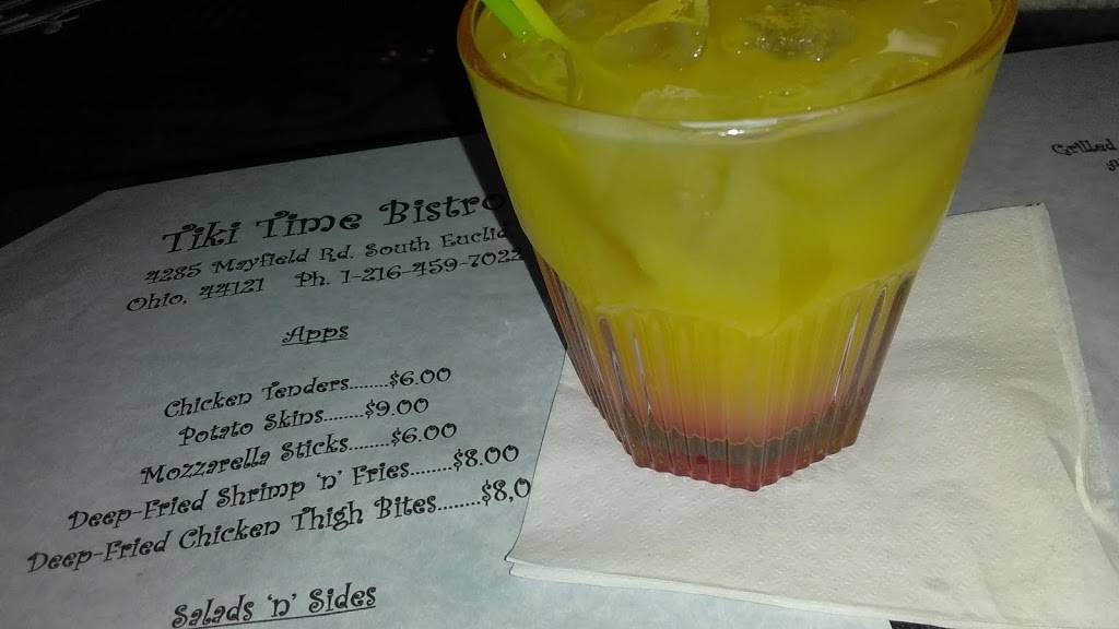 Tiki Time Bistro | restaurant | 4285 Mayfield Rd, Cleveland, OH 44121, USA | 2164597022 OR +1 216-459-7022