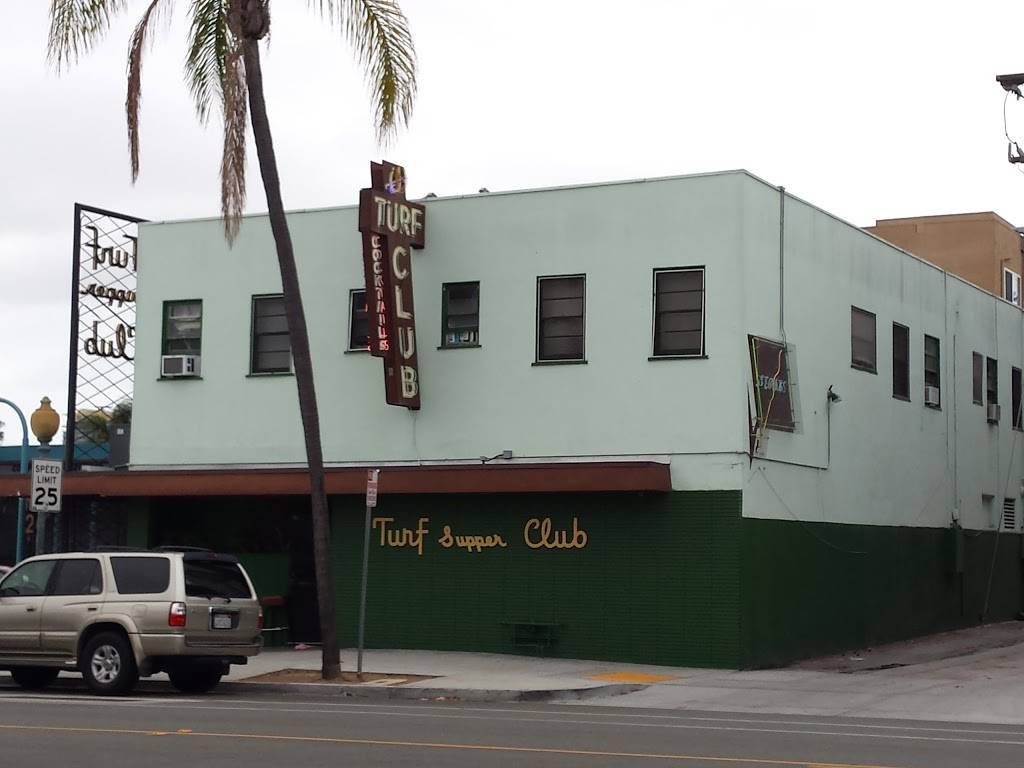 Turf Supper Club | restaurant | 1116 25th St, San Diego, CA 92102, USA | 6192346363 OR +1 619-234-6363