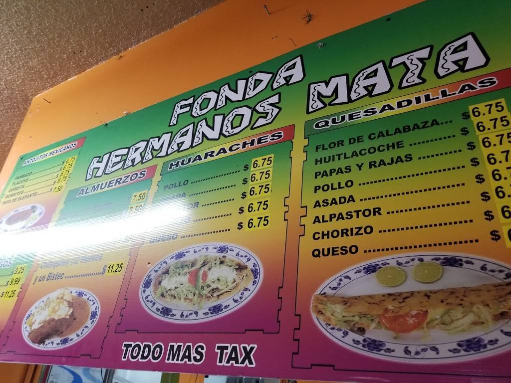 Fonda Los Hermanos Mata | restaurant | 3412 Westminster Ave, Santa Ana, CA 92703, USA | 7145544950 OR +1 714-554-4950