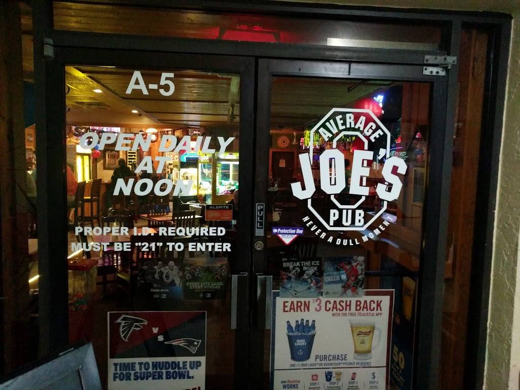 Average Joes Pub | restaurant | 711 W Indiantown Rd, Jupiter, FL 33458, USA | 5617470032 OR +1 561-747-0032