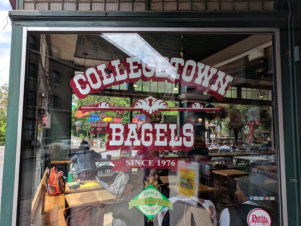 Collegetown Bagels | bakery | 420 College Ave, Ithaca, NY 14850, USA | 6072730982 OR +1 607-273-0982