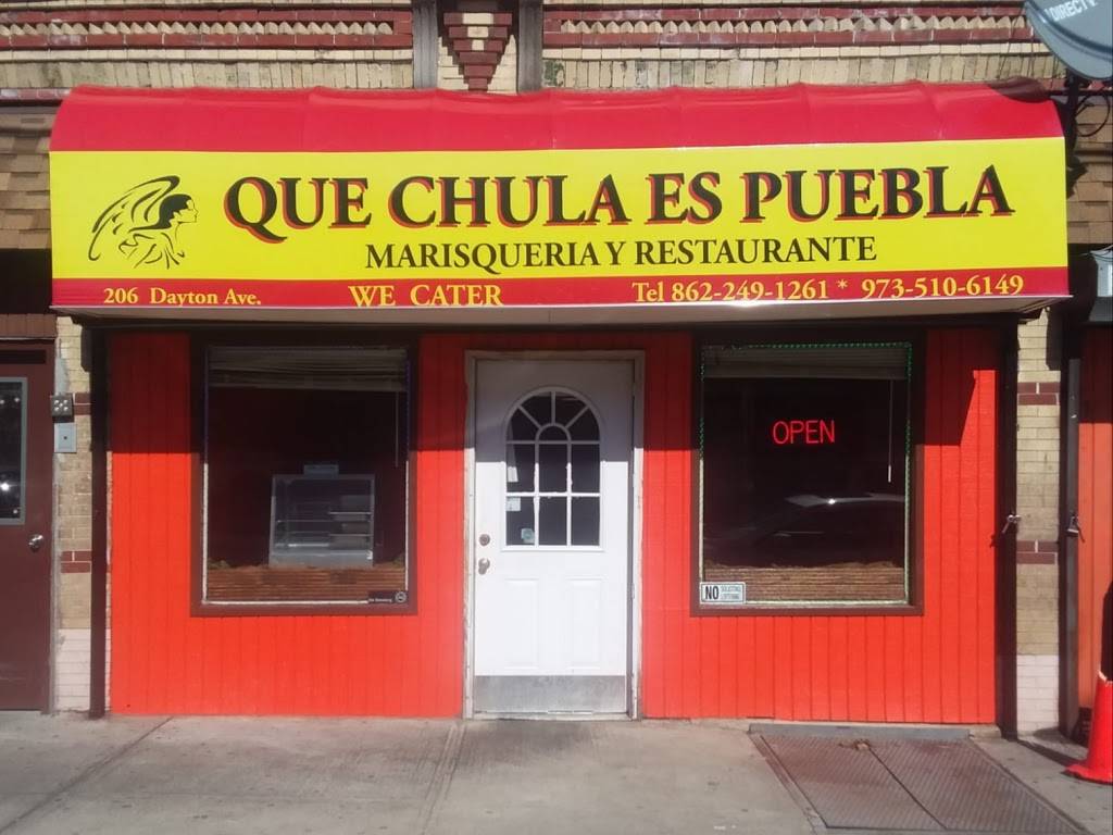Que Chula es Puebla Marisqueria | restaurant | 206 Dayton Ave, Passaic, NJ 07055, USA | 8622491261 OR +1 862-249-1261