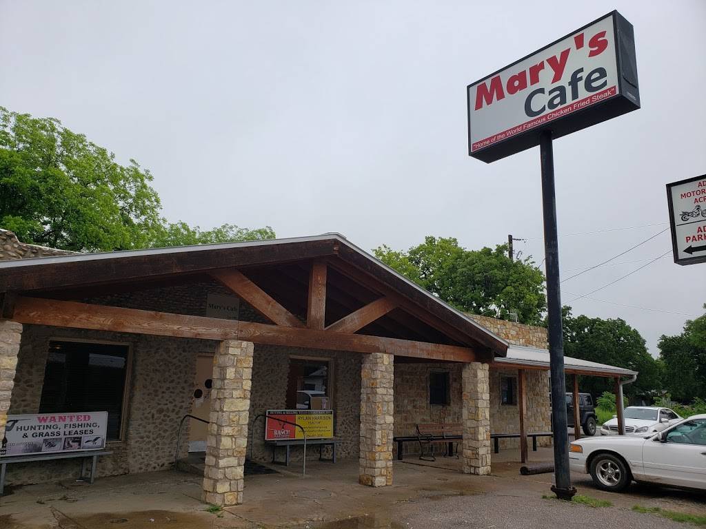 Marys Cafe | restaurant | 119 Grant Ave, Strawn, TX 76475, USA | 2546725741 OR +1 254-672-5741