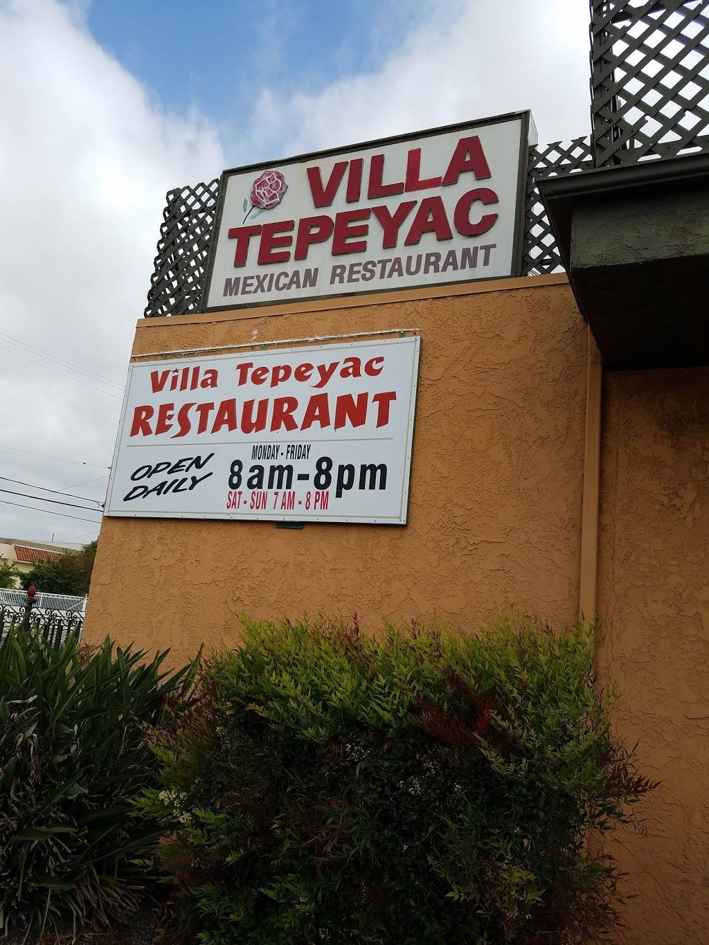 Villa Tepeyac | restaurant | 10005 Rush St, South El Monte, CA 91733, USA | 6264446060 OR +1 626-444-6060