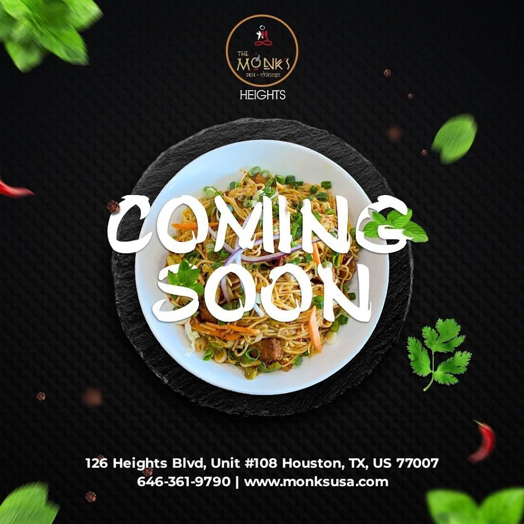 The Monks Heights | restaurant | 126 Heights Blvd Unit #108, Houston, TX 77007, USA | 7138691916 OR +1 713-869-1916