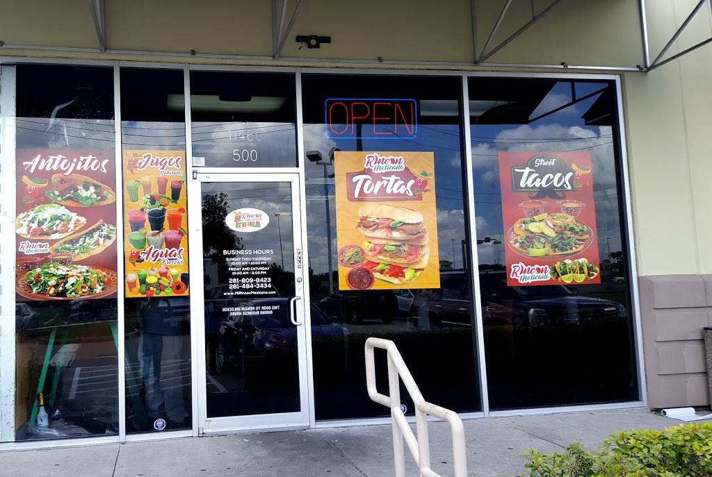 RINCON MEXICANO | restaurant | 11460 Fuqua St #500, Houston, TX 77089, USA | 2818098423 OR +1 281-809-8423