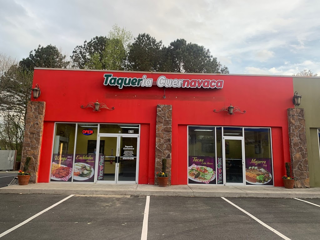 Taqueria Cuernavaca | restaurant | 875 Towne Lake Pkwy, Woodstock, GA 30189, USA | 6789194298 OR +1 678-919-4298