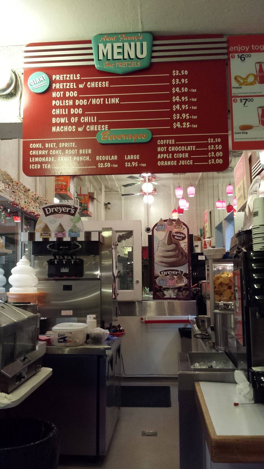 Aunt Fannys Hot Pretzels | restaurant | 39 Pier 39, San Francisco, CA 94133, USA | 4159860706 OR +1 415-986-0706