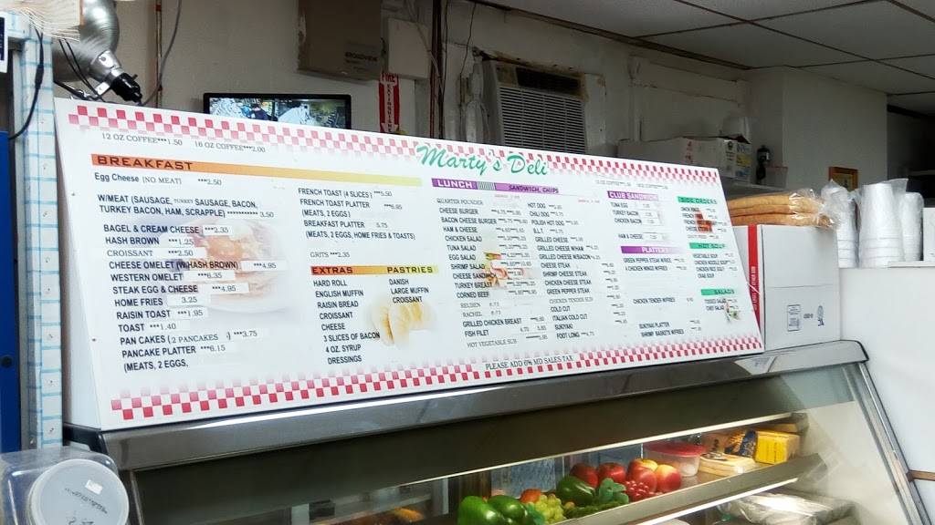 Martys Deli | restaurant | 798 W Cross St, Baltimore, MD 21230, USA | 4106851145 OR +1 410-685-1145