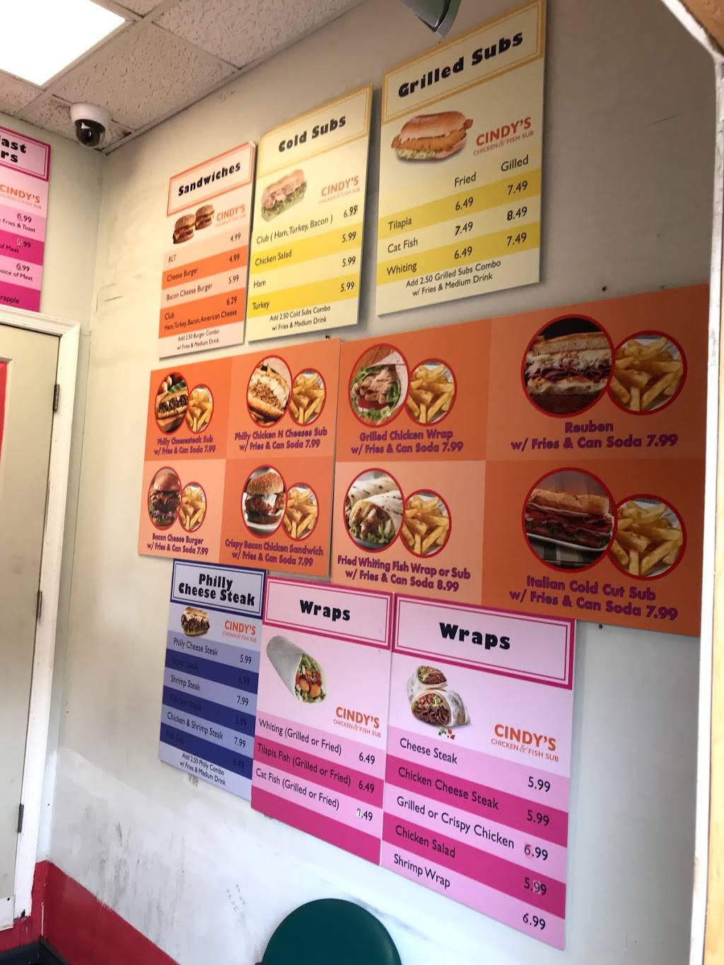 Cindy’s Chicken N Fish Sub | restaurant | 2822 Edmondson Ave, Baltimore, MD 21223, USA | 4109451969 OR +1 410-945-1969