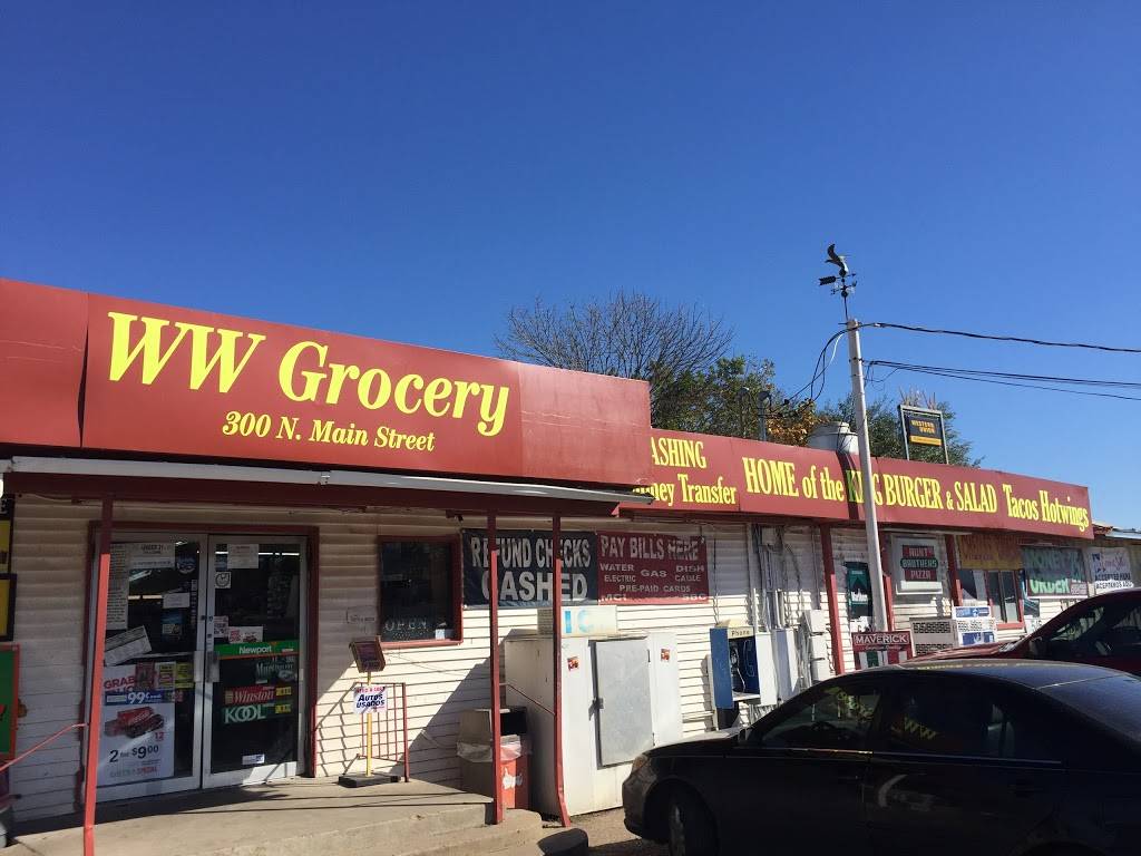 W & W Grocery | restaurant | 300 N Main St, Hutchins, TX 75141, USA | 9722252222 OR +1 972-225-2222