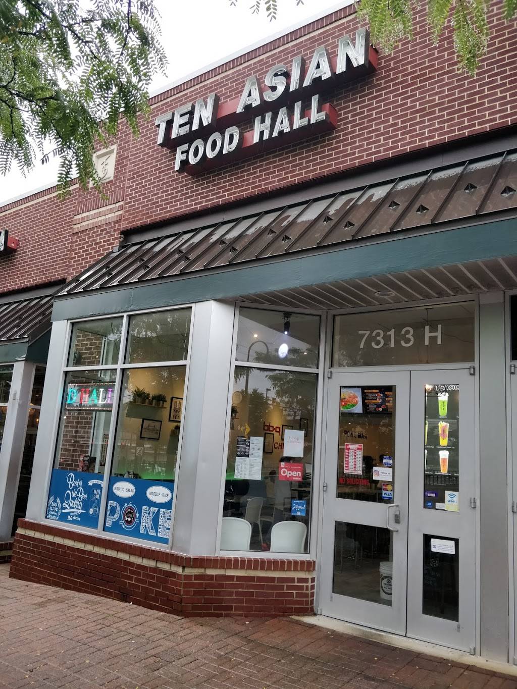 Ten Asian Food Hall | restaurant | 7313 Baltimore Ave H, College Park, MD 20740, USA | 2407707383 OR +1 240-770-7383