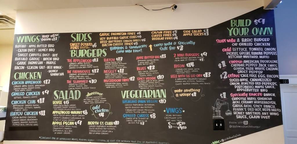 Applewood Smoke Burger Company | restaurant | Pittsburgh, PA 15206, USA | 4125224592 OR +1 412-522-4592