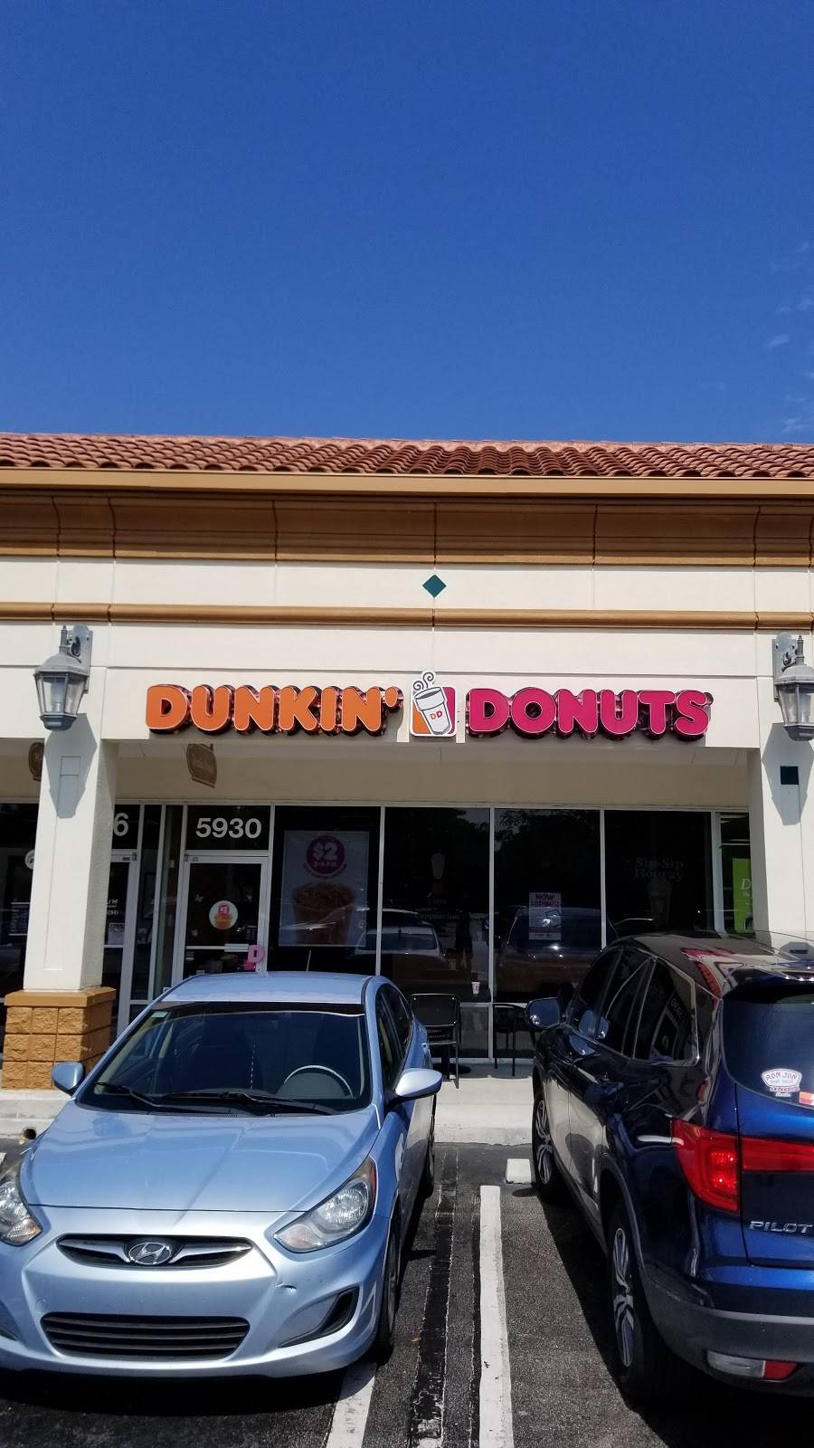 Dunkin | bakery | 5930 Coral Ridge Dr, Coral Springs, FL 33076, USA | 9547960040 OR +1 954-796-0040