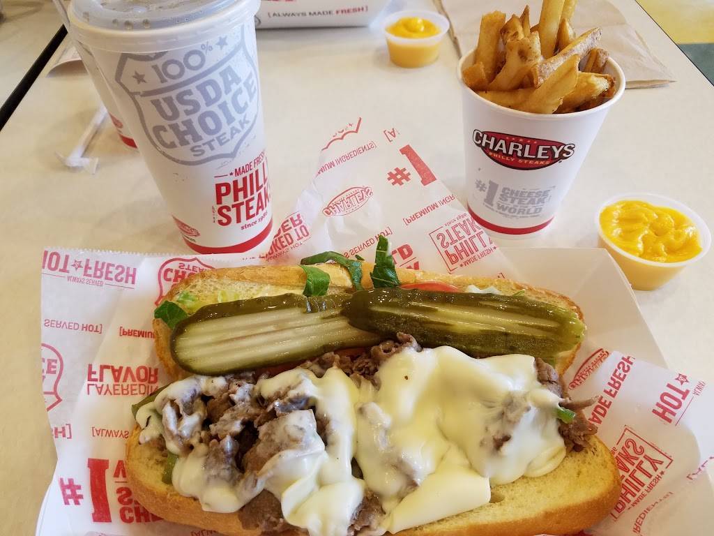 Charleys Philly Steaks | restaurant | 915 Ridgewalk Pkwy Ste 482, Woodstock, GA 30188, USA | 7705929201 OR +1 770-592-9201