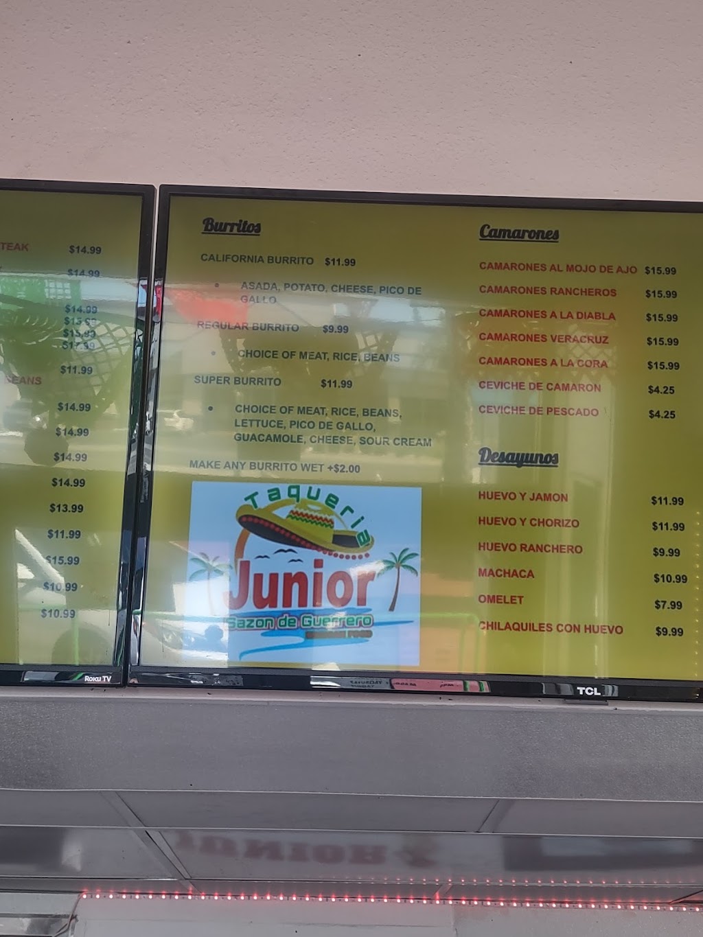 Taqueria Junior | restaurant | 2330 Arden Way, Sacramento, CA 95825, USA | 9165952995 OR +1 916-595-2995