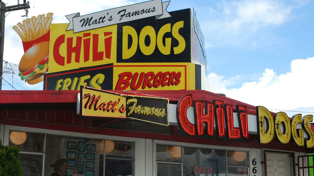 Matts Famous Chili Dogs | restaurant | 6615 E Marginal Way S, Seattle, WA 98108, USA | 2067680418 OR +1 206-768-0418