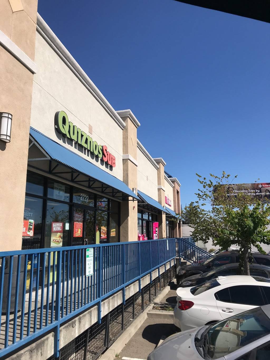 Quiznos | restaurant | 2722 Castro Valley Blvd, Castro Valley, CA 94546, USA | 5107279100 OR +1 510-727-9100
