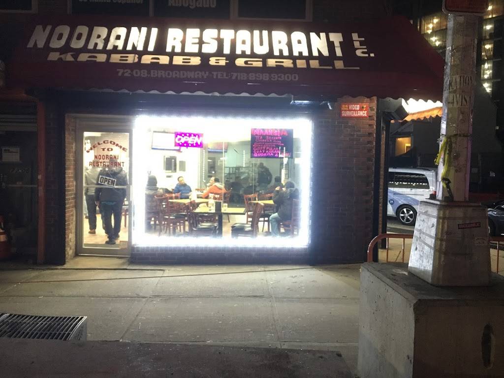 Noorani | restaurant | 72 08 Broadway, Jackson Heights, NY 11372, USA | 7188989300 OR +1 718-898-9300