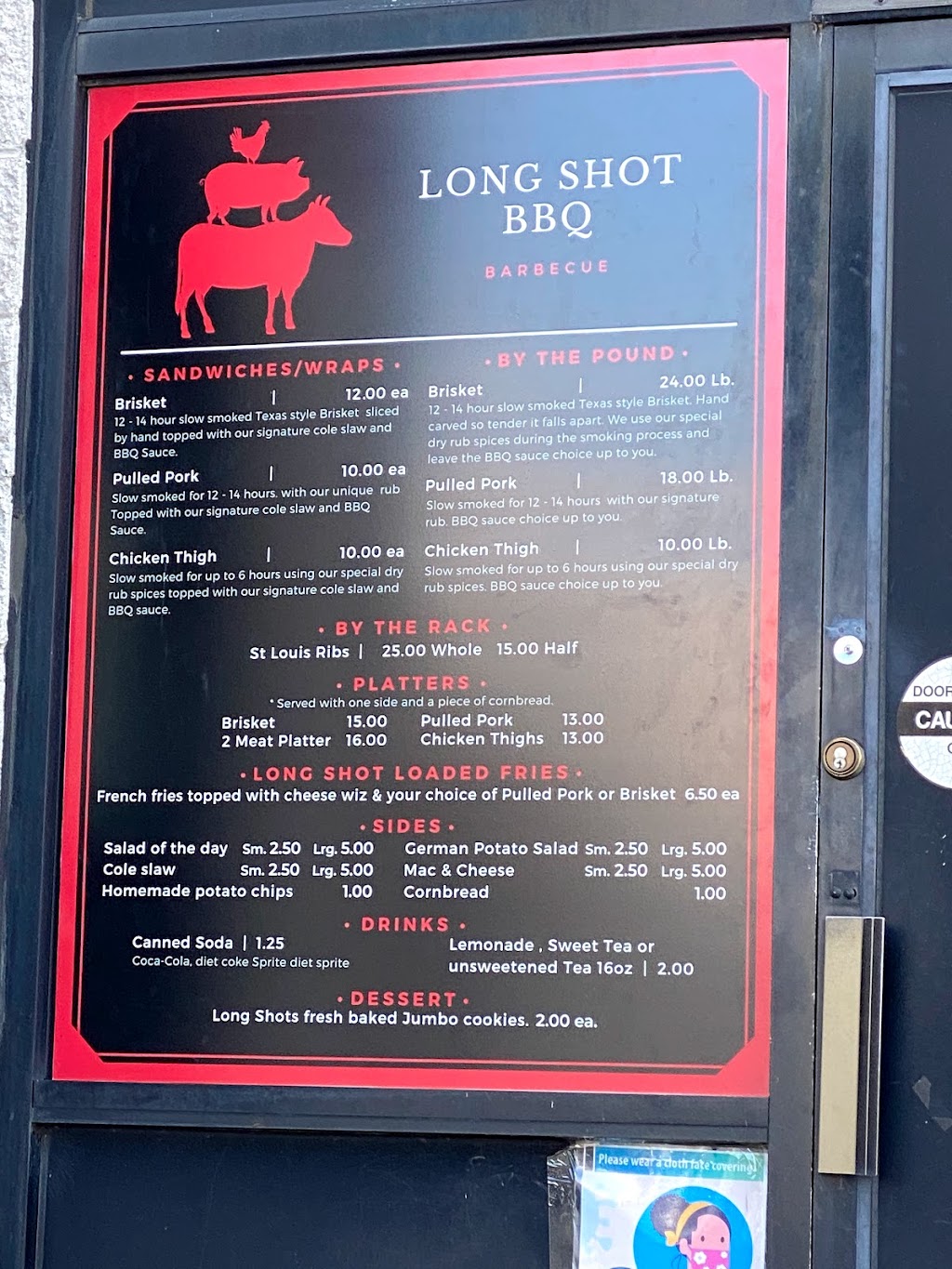 long shot bbq | restaurant | 2900 Grays Ferry Ave, Philadelphia, PA 19146, USA | 2159258520 OR +1 215-925-8520