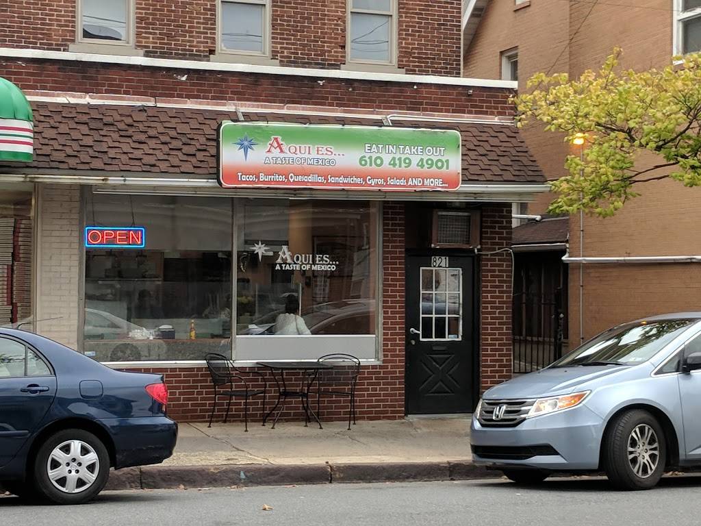 Aqui Es: A Taste Of Mexico | restaurant | 821 Linden St, Bethlehem, PA 18018, USA | 6104194901 OR +1 610-419-4901