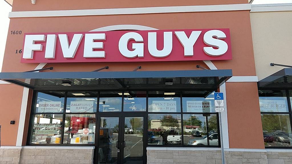 Five Guys | restaurant | 1600 N Hancock Rd, Clermont, FL 34711, USA | 3524329473 OR +1 352-432-9473