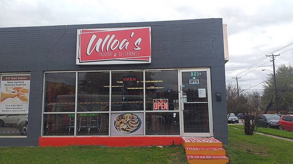 Ulloas Taqueria | restaurant | 801 W Jefferson Blvd, Dallas, TX 75208, USA | 4697262891 OR +1 469-726-2891