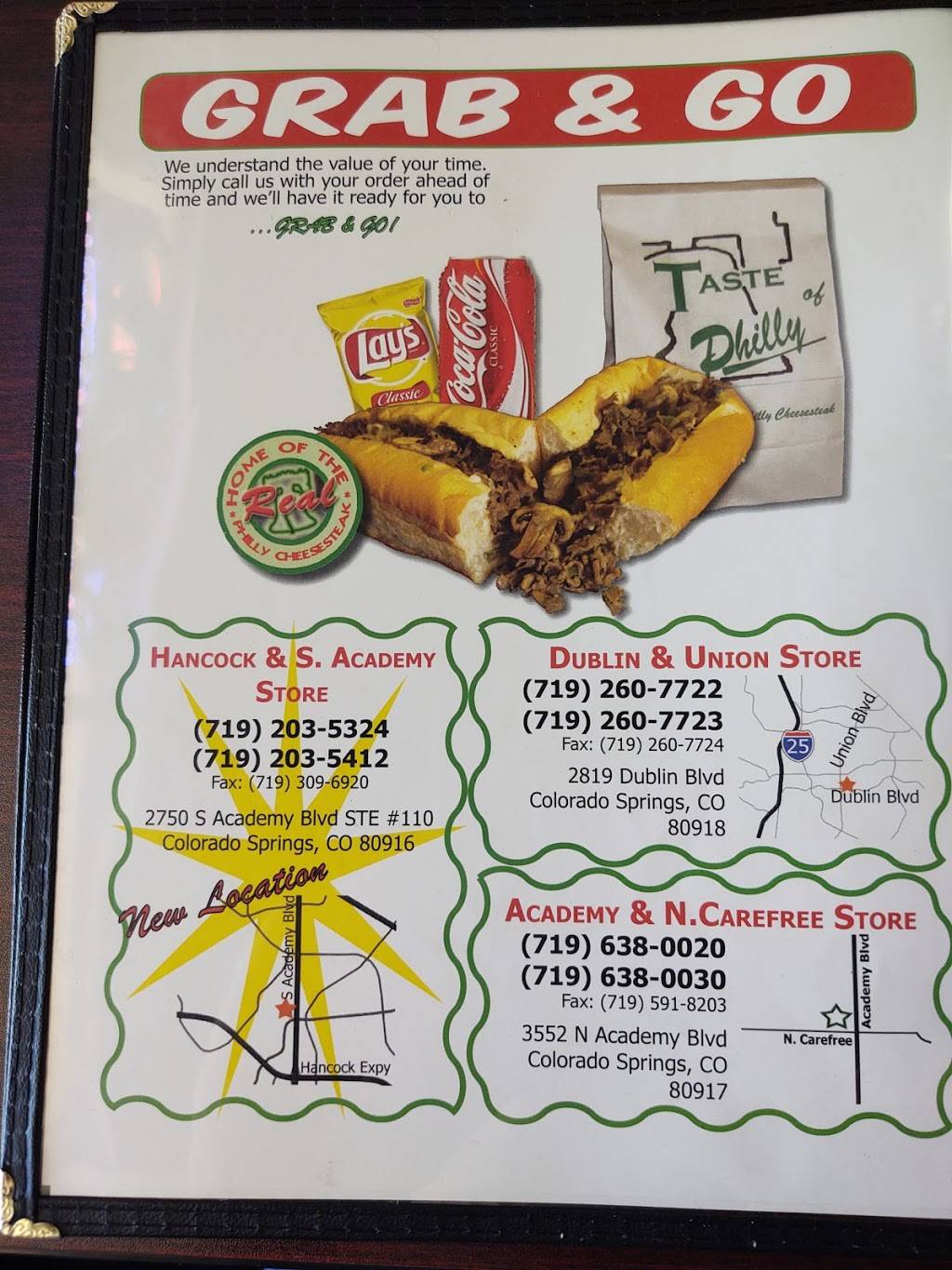 Taste of Philly | meal delivery | 2750 S Academy Blvd STE 110, Colorado Springs, CO 80916, USA | 7192035324 OR +1 719-203-5324