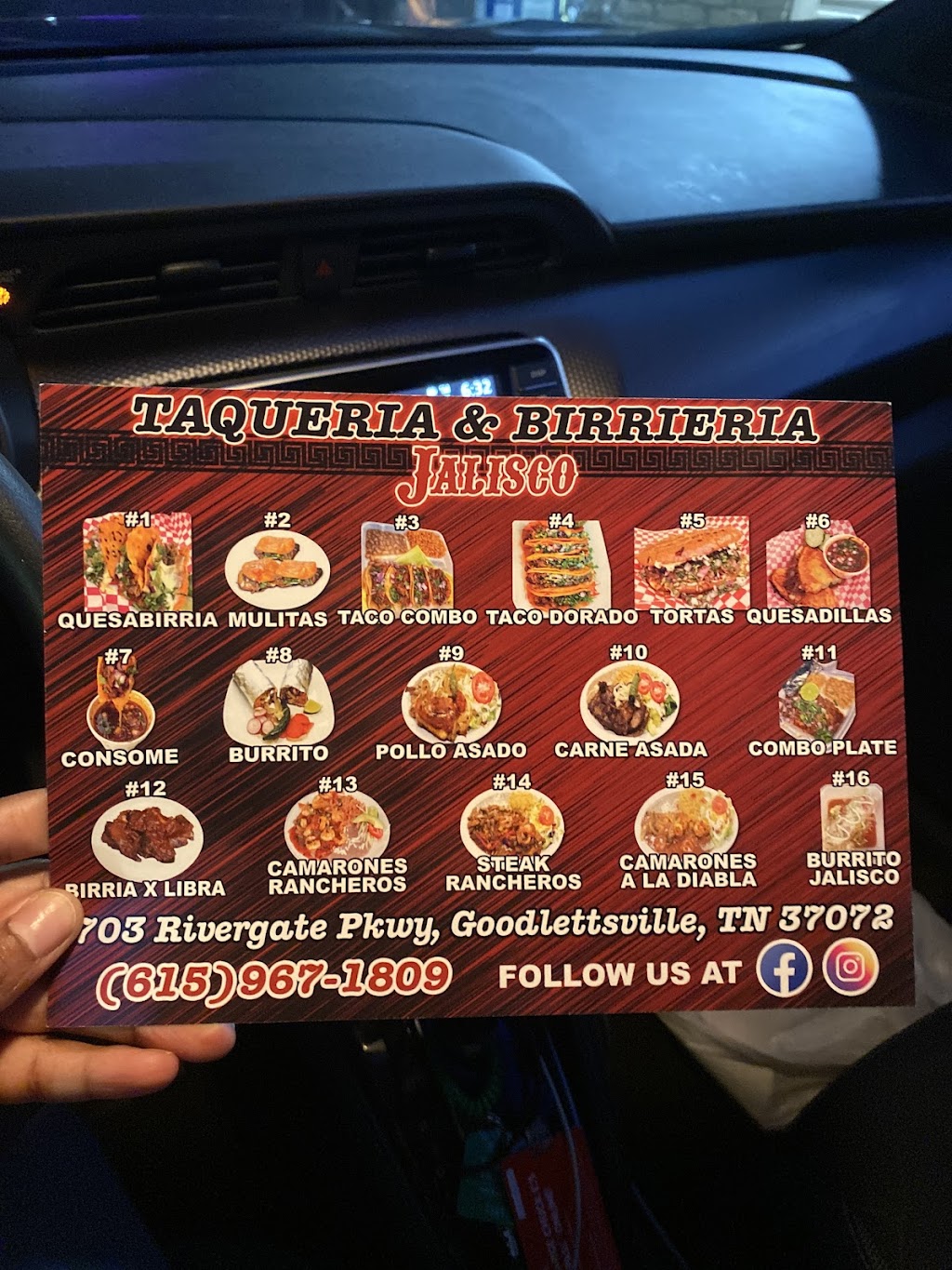 Taqueria y Birrieria Jalisco | restaurant | 703 Rivergate Pkwy, Goodlettsville, TN 37072, USA | 6159671809 OR +1 615-967-1809