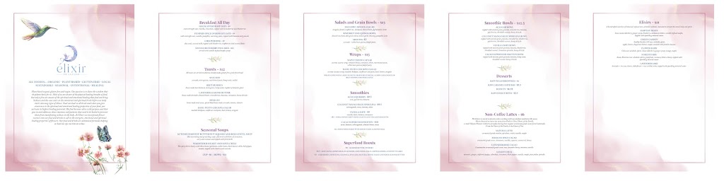 Elixir De La Lune | restaurant | 5544 La Jolla Blvd, La Jolla, CA 92037, USA | 6199858979 OR +1 619-985-8979