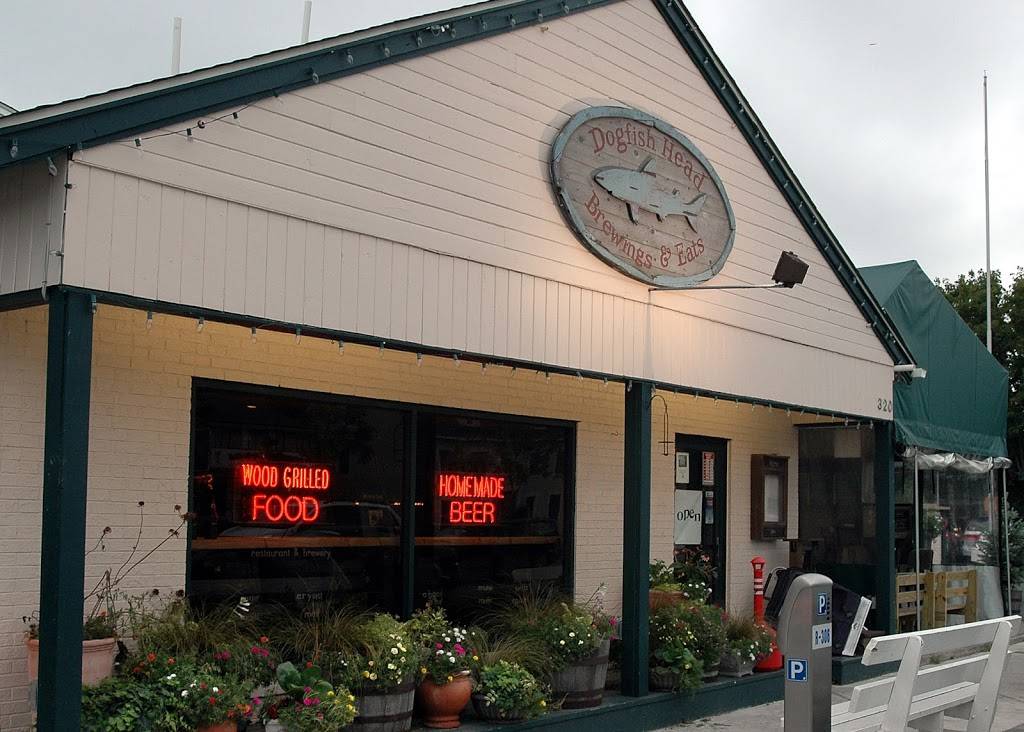 Dogfish Head Brewings & Eats | restaurant | 320 Rehoboth Ave, Rehoboth Beach, DE 19971, USA | 3022262739 OR +1 302-226-2739
