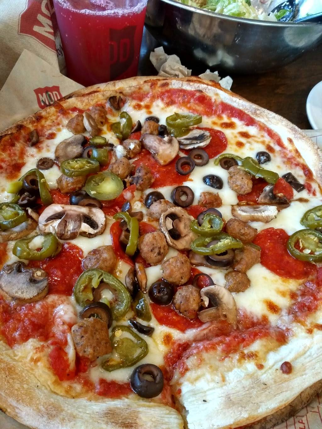 MOD Pizza | restaurant | 16421 Sierra Lakes Pkwy #100, Fontana, CA 92336, USA | 9093025551 OR +1 909-302-5551