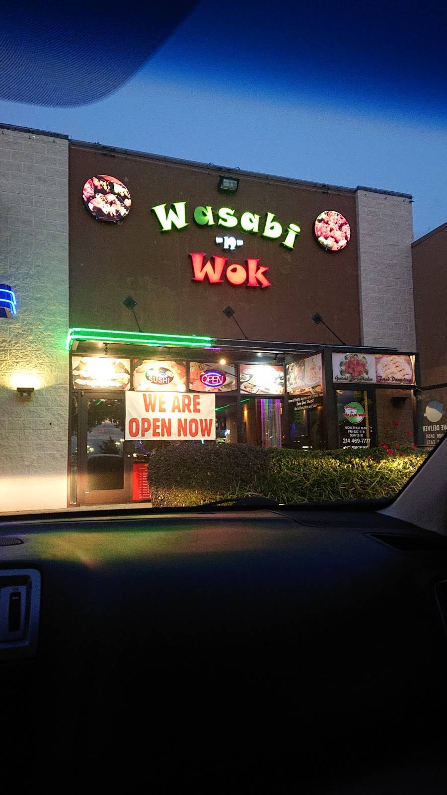 Wasabi & Wok | restaurant | 6360 N Josey Ln #101, Lewisville, TX 75056, USA | 2144697777 OR +1 214-469-7777