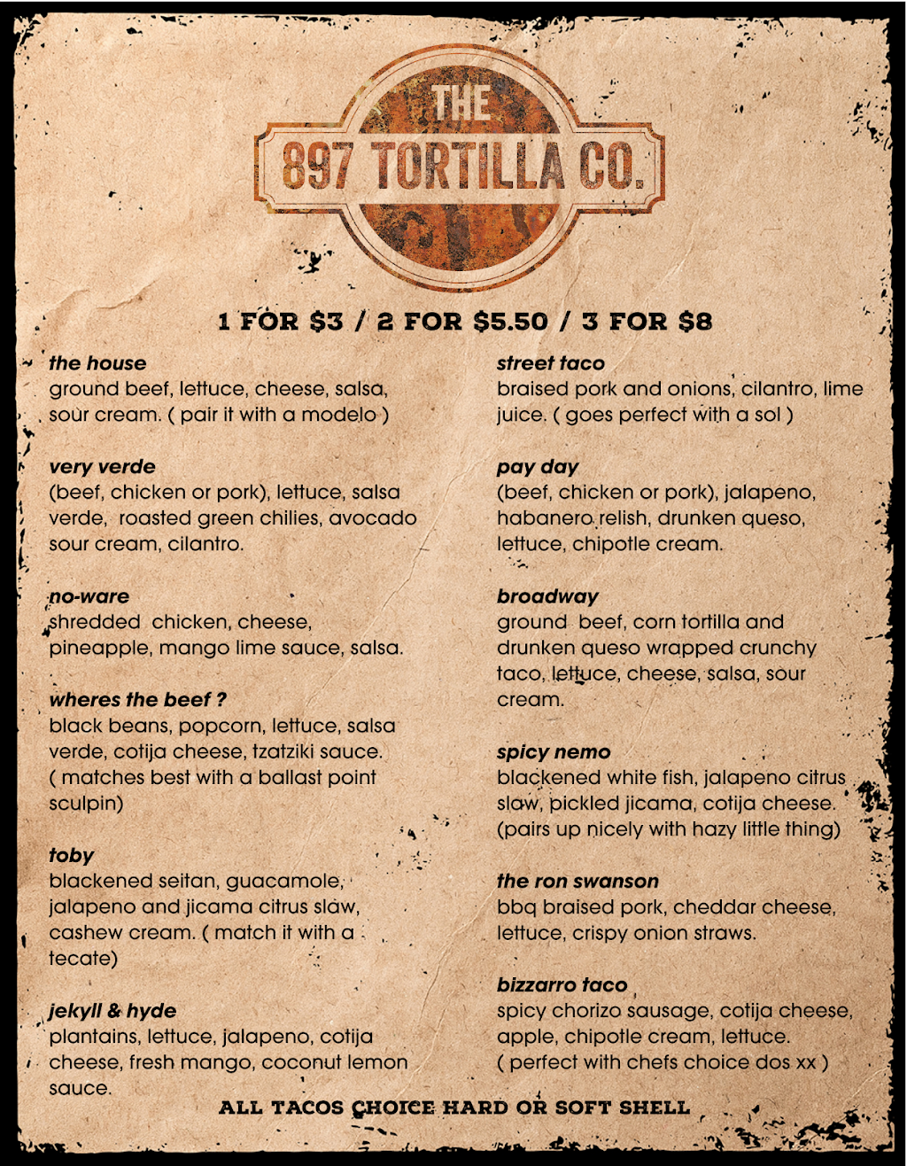 897 Tortilla Co. | restaurant | 897 Broadway, Albany, NY 12207, USA | 5185990404 OR +1 518-599-0404