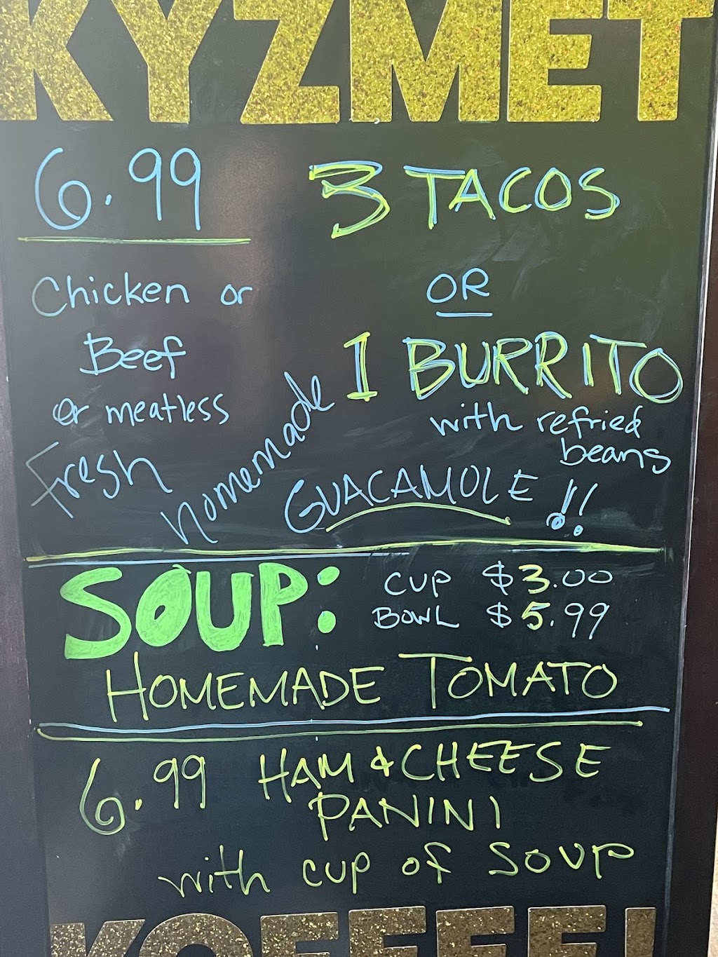 Kyzmet Koffee | cafe | 415 3rd St, Pepin, WI 54759, USA | 7152797481 OR +1 715-279-7481