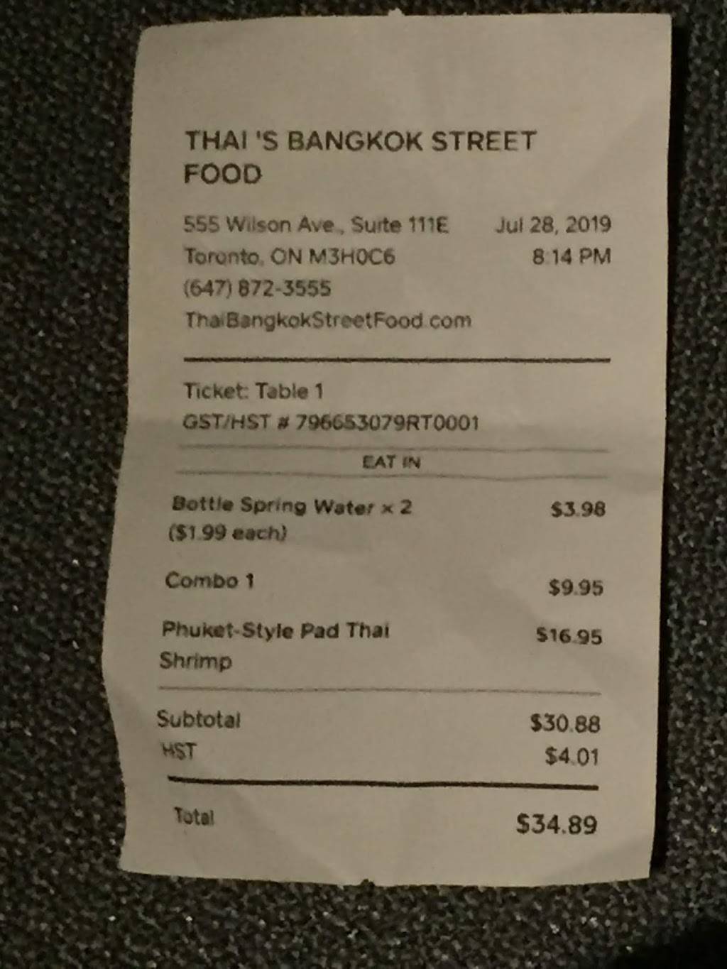 Thais Bangkok Street Food | restaurant | 555 Wilson Ave, Toronto, ON M3H 0C6, Canada | 6478723555 OR +1 647-872-3555