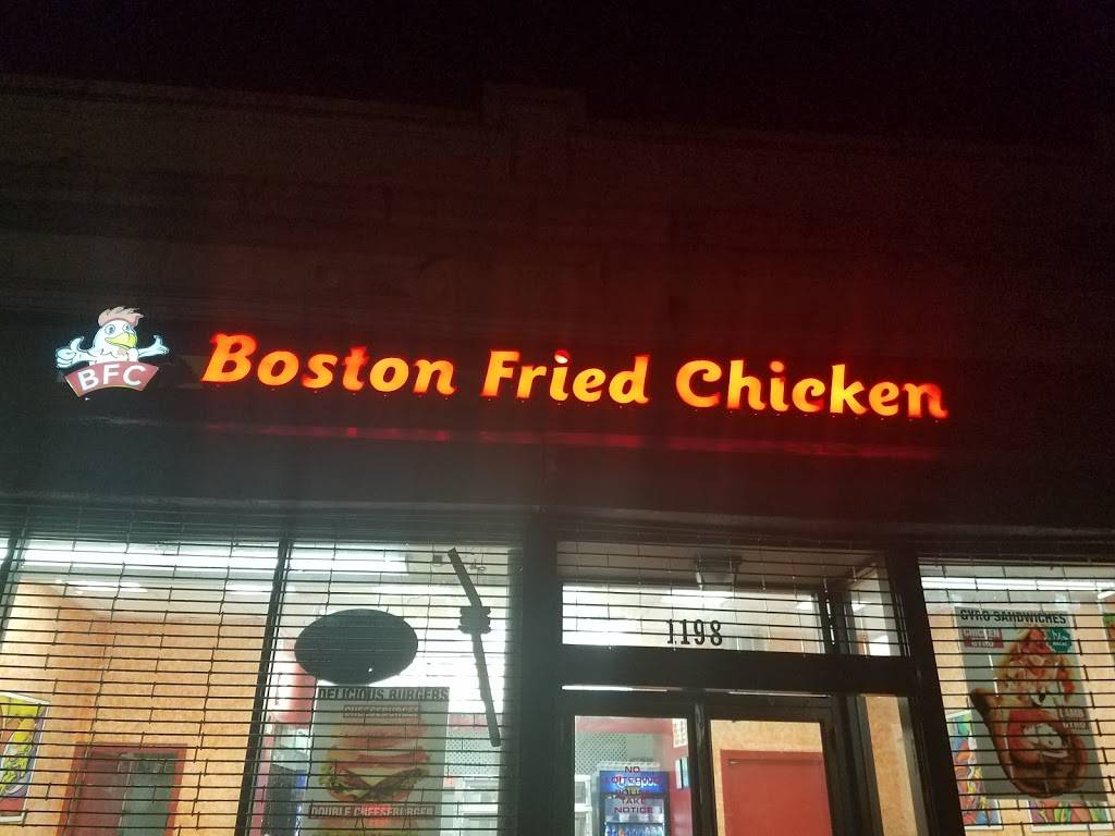 Boston Fried Chicken | restaurant | 1198 Blue Hill Avenue, Mattapan, MA 02126, USA | 6173223035 OR +1 617-322-3035