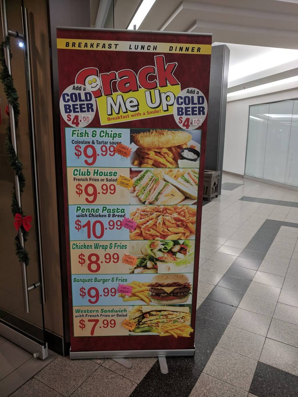 Crack Me Up | restaurant | 2 King St W Unit 205, Hamilton, ON L8P 1A1, Canada | 9055295838 OR +1 905-529-5838