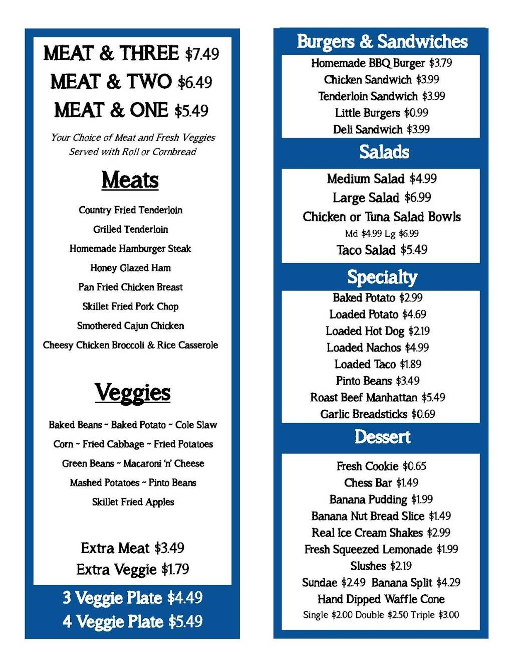 Grannys Garden Market | restaurant | 212 N Main St, Burkesville, KY 42717, USA | 2702841000 OR +1 270-284-1000