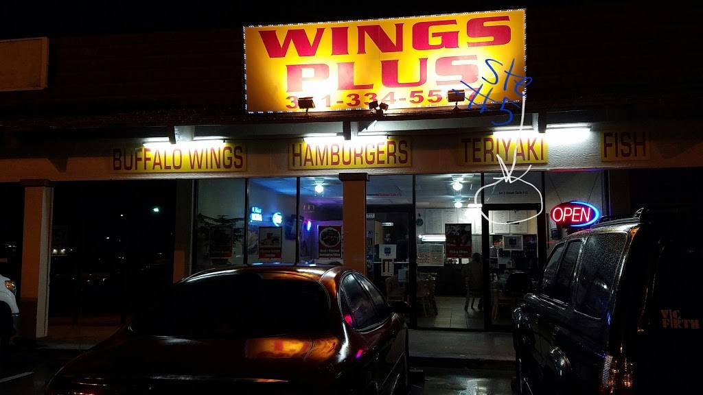 Wings Plus | restaurant | 6410 Weber Rd #5, Corpus Christi, TX 78413, USA | 3613345507 OR +1 361-334-5507