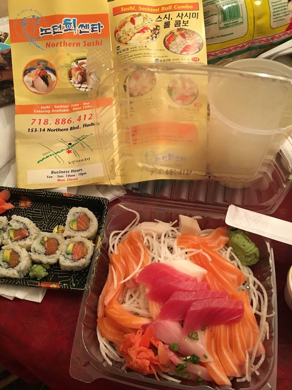 Northern Sushi | meal takeaway | 15314 Northern Blvd #4, Flushing, NY 11354, USA | 7188864123 OR +1 718-886-4123